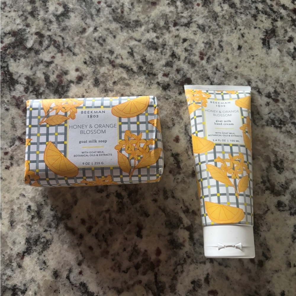 Beekman 1802 Honey & Orange Blossom Hand Soap Set